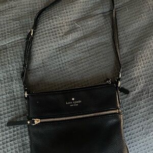 Kate Spade Sleek Black Crossbody Bag